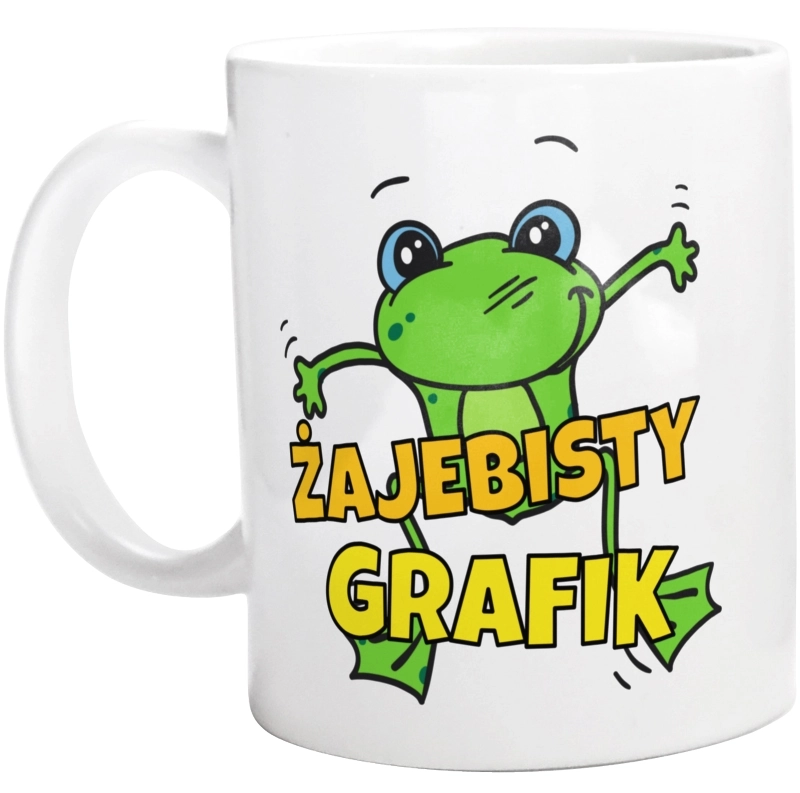 Żajebisty Grafik - Kubek Biały