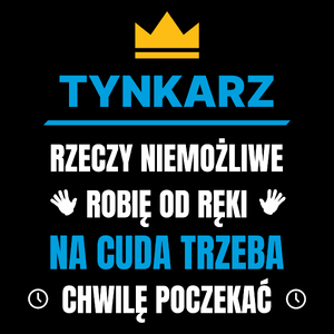 Tynkarz Rzeczy Niemożliwe Robię Od Ręki - Torba Na Zakupy Czarna