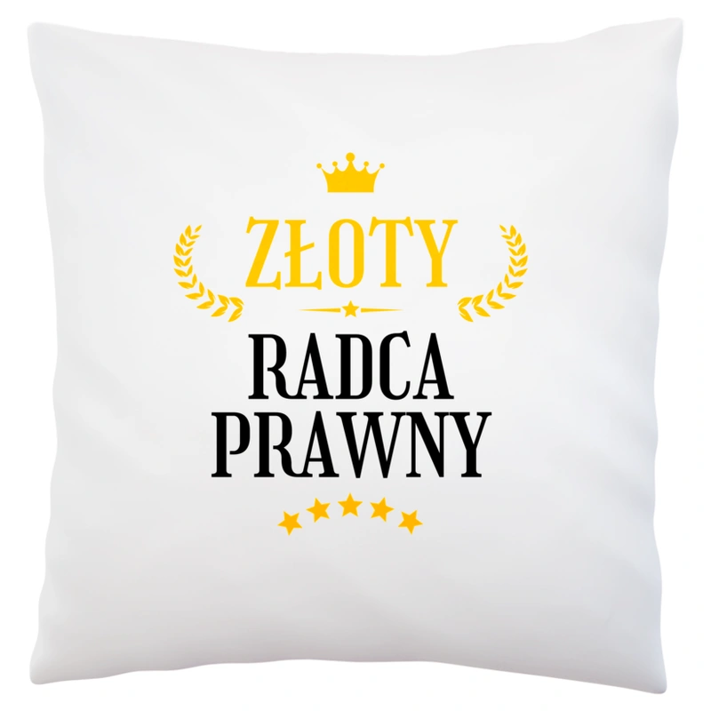 Złoty Radca Prawny - Poduszka Biała