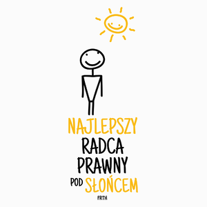 Najlepszy Radca Prawny Pod Słońcem - Poduszka Biała