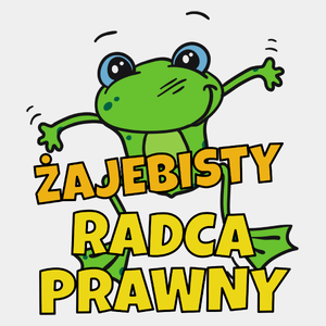 Żajebisty Radca Prawny - Męska Koszulka Biała