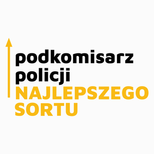 Podkomisarz Policji Najlepszego Sortu - Poduszka Biała