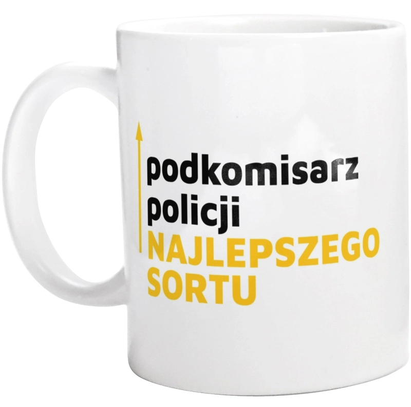 Podkomisarz Policji Najlepszego Sortu - Kubek Biały