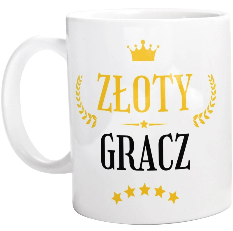 Złoty Gracz - Kubek Biały