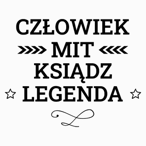 Ksiądz Mit Legenda Człowiek - Poduszka Biała