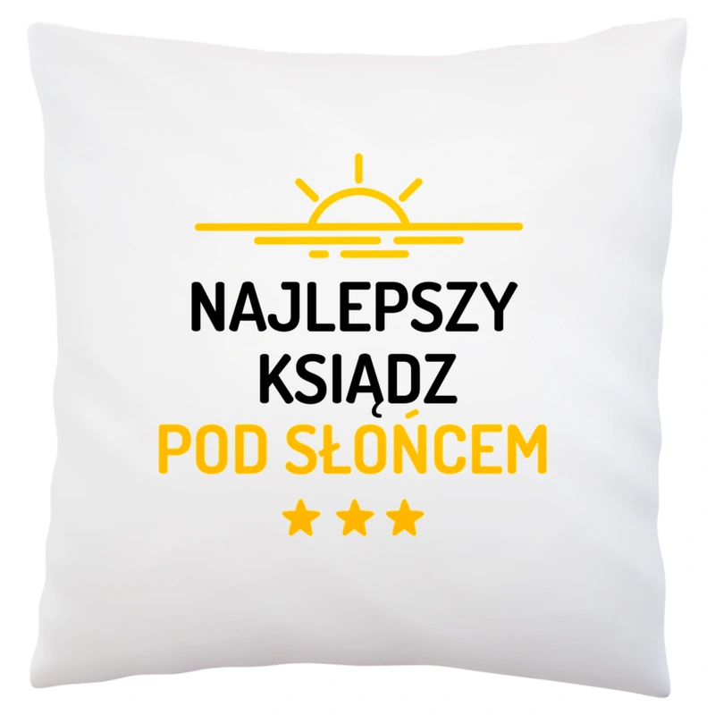 Najlepszy Ksiądz Pod Słońcem - Poduszka Biała