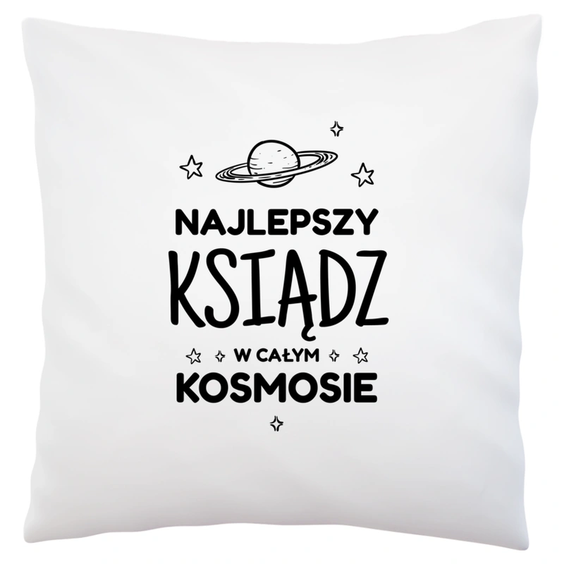 Najlepszy Ksiądz W Kosmosie - Poduszka Biała