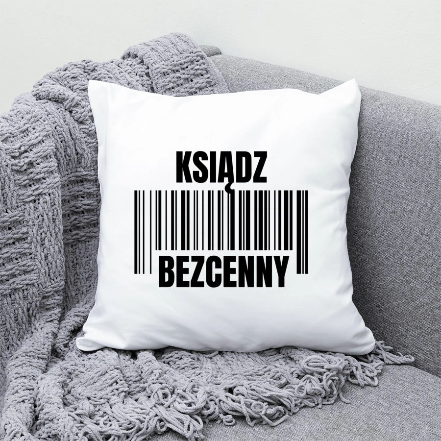 Ksiądz Bezcenny - Poduszka Biała