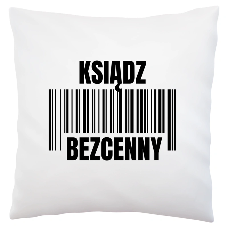 Ksiądz Bezcenny - Poduszka Biała