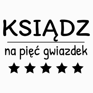 Ksiądz Na 5 Gwiazdek - Poduszka Biała