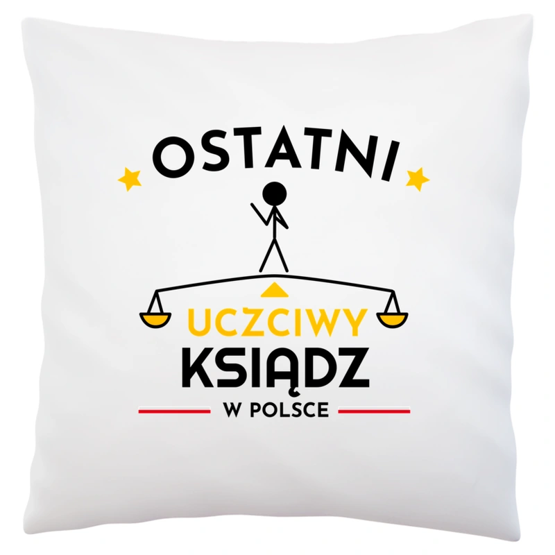 Ostatni Uczciwy Ksiądz W Polsce - Poduszka Biała