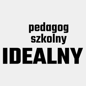 Pedagog Szkolny Idealny - Męska Koszulka Biała