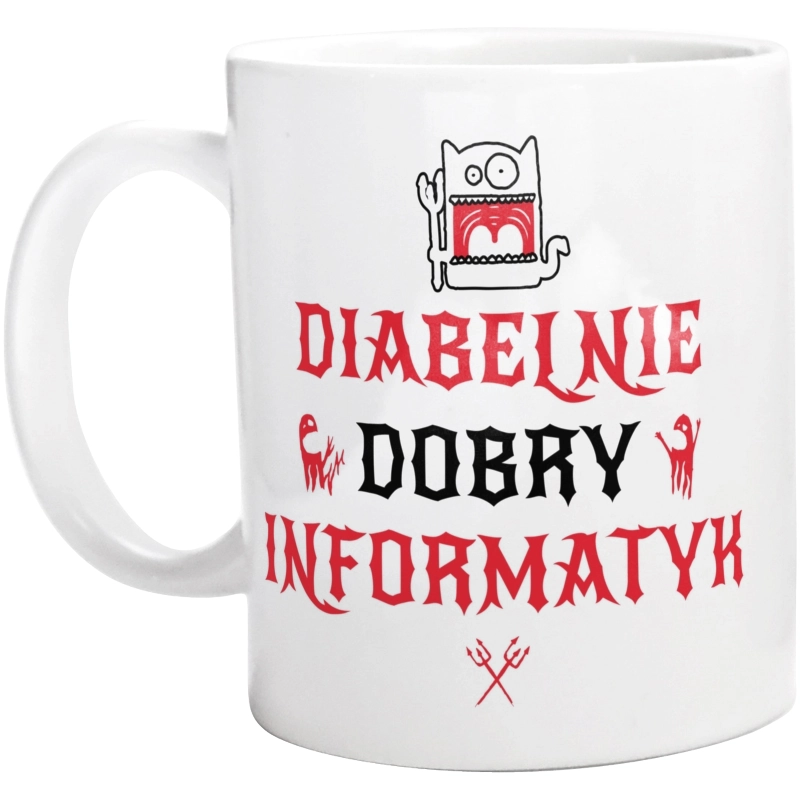 Diabelnie Dobry Informatyk - Kubek Biały