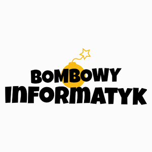 Bombowy Informatyk - Poduszka Biała