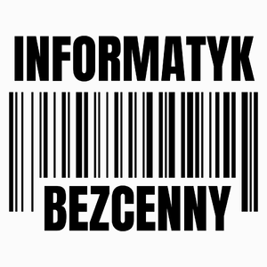 Informatyk Bezcenny - Poduszka Biała