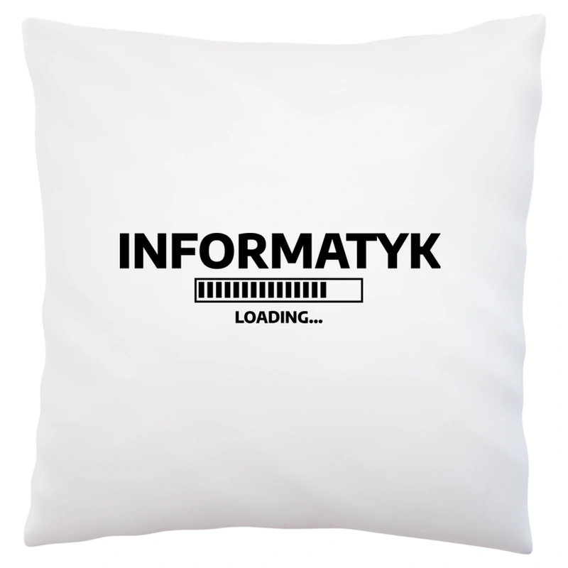 Informatyk Loading - Poduszka Biała