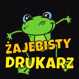 Żajebisty Drukarz - Męska Koszulka Czarna