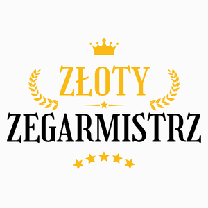 Złoty Zegarmistrz - Poduszka Biała