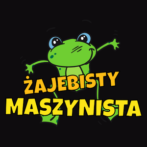 Żajebisty Maszynista - Męska Bluza z kapturem Czarna