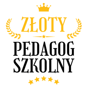 Złoty Pedagog Szkolny - Kubek Biały