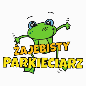 Żajebisty Parkieciarz - Poduszka Biała