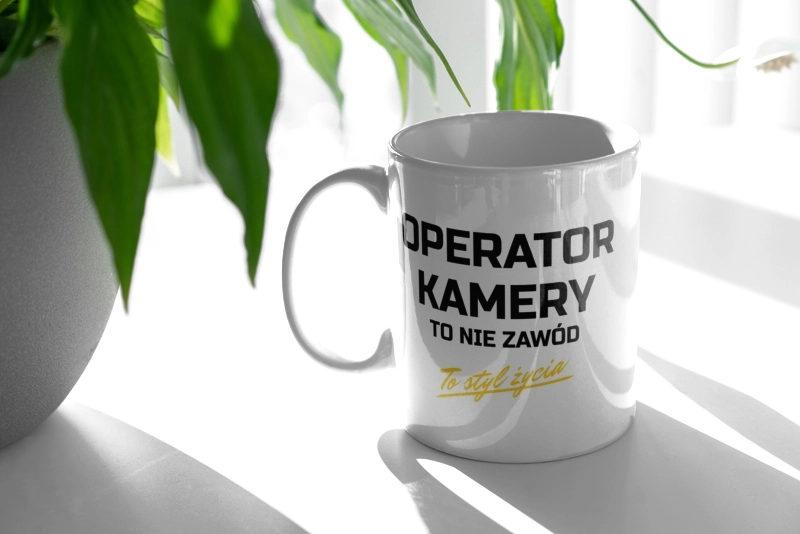 Operator Kamery To Nie Zawód - To Styl Życia - Kubek Biały