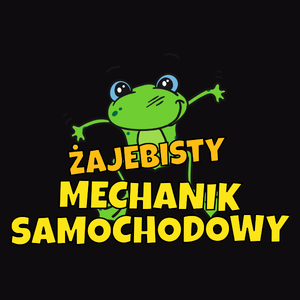 Żajebisty Mechanik Samochodowy - Męska Koszulka Czarna