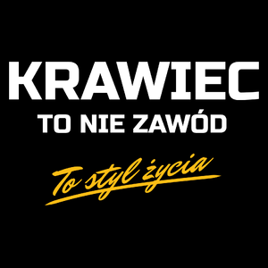 Krawiec To Nie Zawód - To Styl Życia - Torba Na Zakupy Czarna