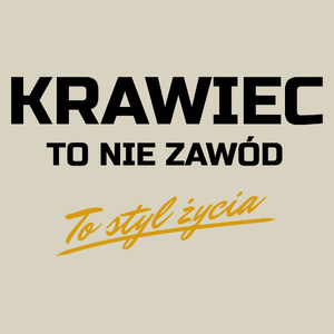 Krawiec To Nie Zawód - To Styl Życia - Torba Na Zakupy Natural