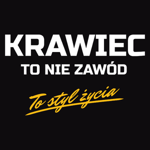 Krawiec To Nie Zawód - To Styl Życia - Męska Bluza z kapturem Czarna