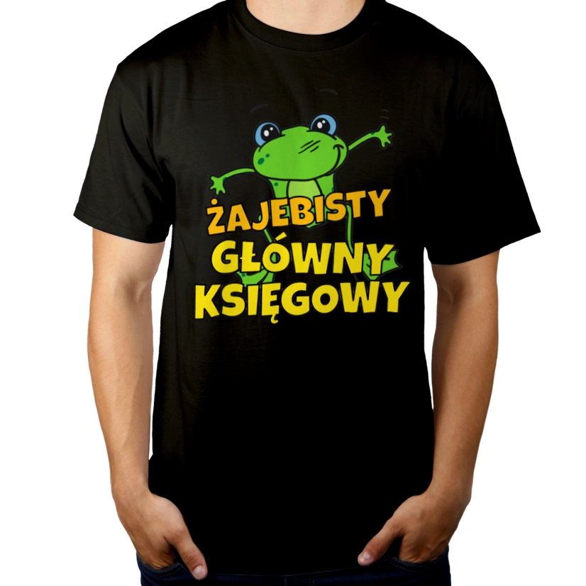 Żajebisty Główny Księgowy - Męska Koszulka Czarna