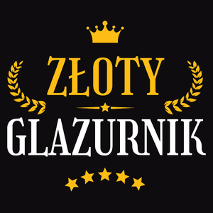 Złoty Glazurnik - Męska Koszulka Czarna