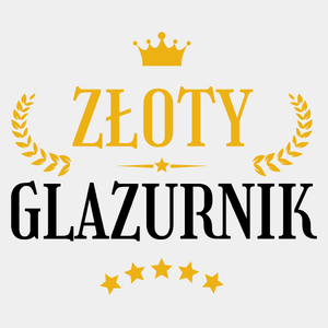 Złoty Glazurnik - Męska Koszulka Biała