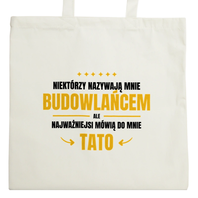 Tata Budowlaniec - Torba Na Zakupy Natural