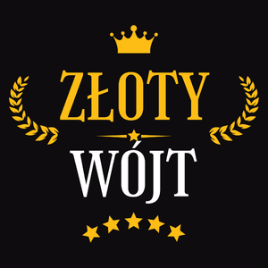 Złoty Wójt - Męska Koszulka Czarna