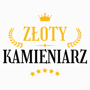 Złoty Kamieniarz - Poduszka Biała