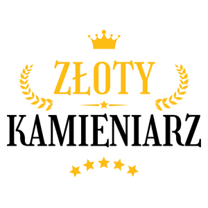 Złoty Kamieniarz - Kubek Biały