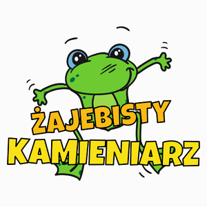 Żajebisty Kamieniarz - Poduszka Biała