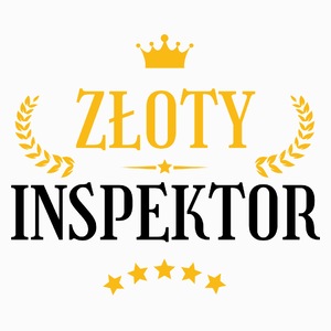 Złoty Inspektor - Poduszka Biała