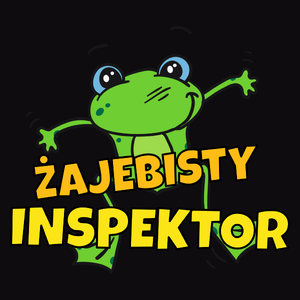 Żajebisty Inspektor - Męska Koszulka Czarna