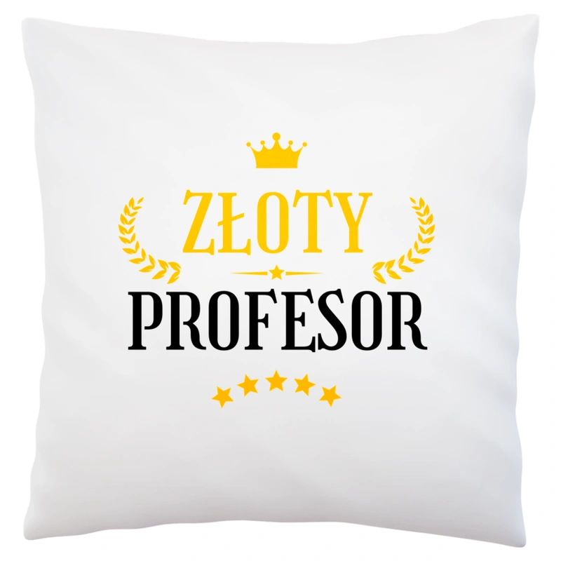 Złoty Profesor - Poduszka Biała