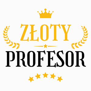 Złoty Profesor - Poduszka Biała