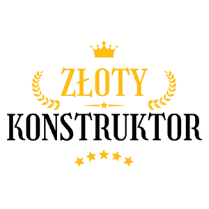 Złoty Konstruktor - Kubek Biały