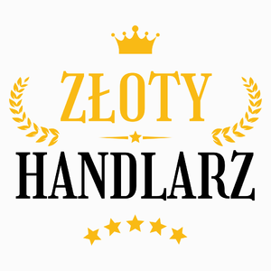 Złoty Handlarz - Poduszka Biała