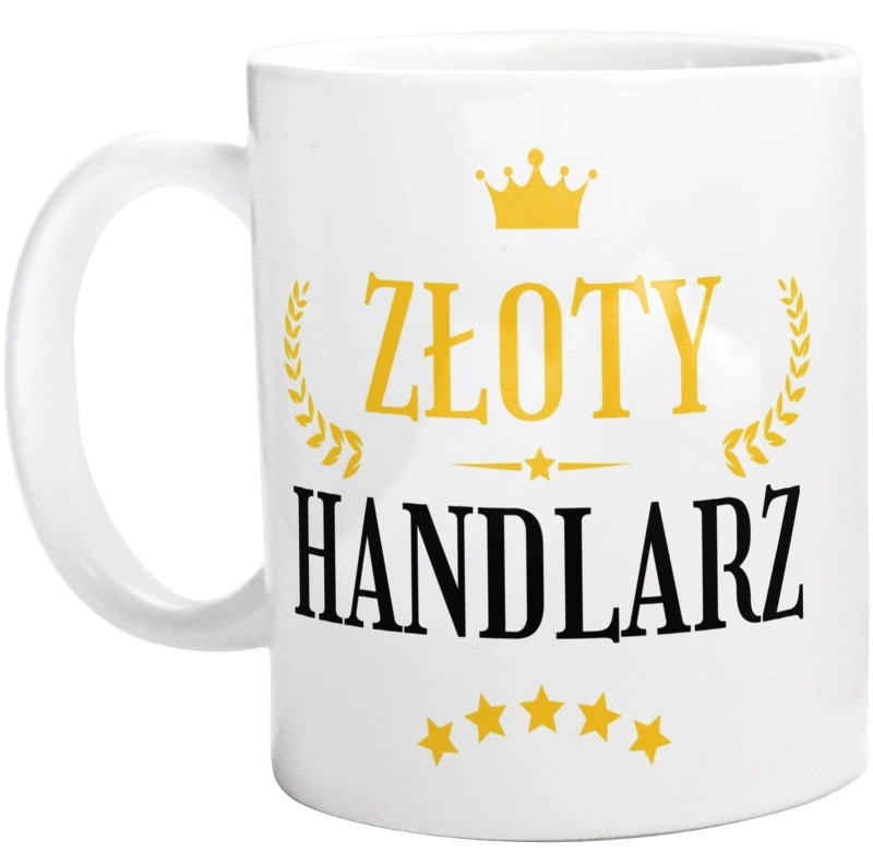 Złoty Handlarz - Kubek Biały