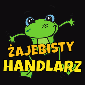 Żajebisty Handlarz - Męska Bluza z kapturem Czarna