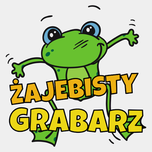 Żajebisty Grabarz - Męska Koszulka Biała