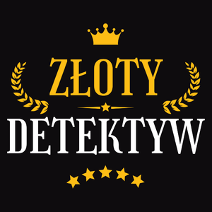 Złoty Detektyw - Męska Koszulka Czarna