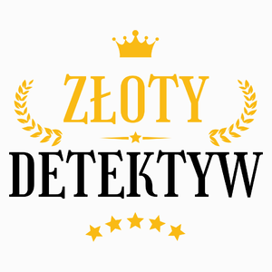 Złoty Detektyw - Poduszka Biała