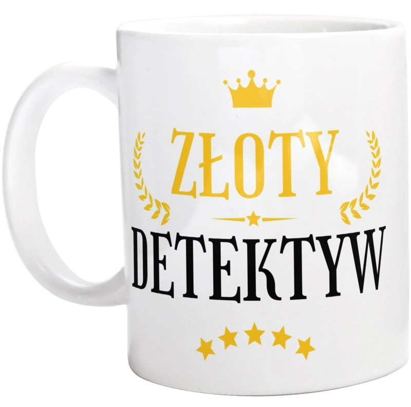 Złoty Detektyw - Kubek Biały